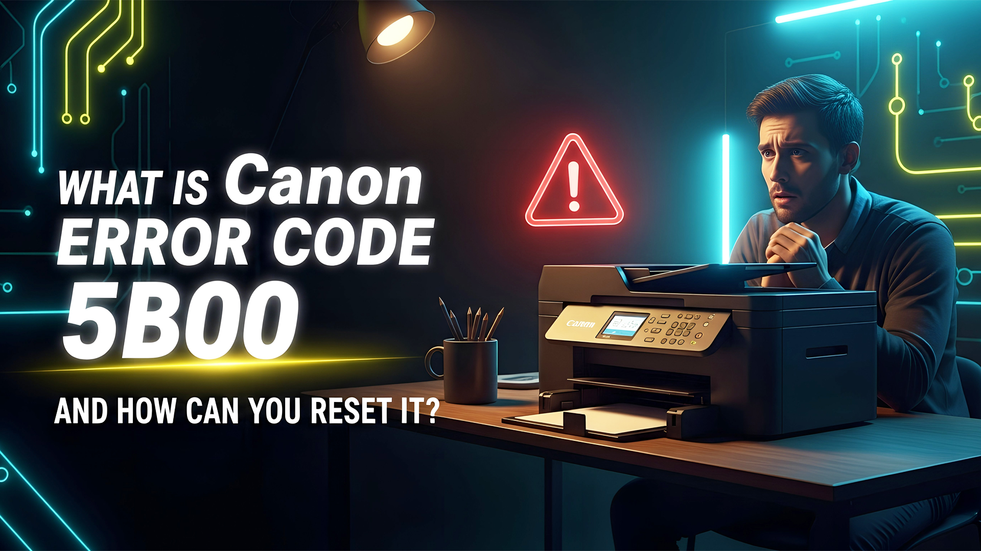What Is Canon Error Code 5B00 and How Can You Reset It?