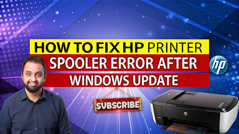 How to Fix HP Printer Spooler Error After Windows Update