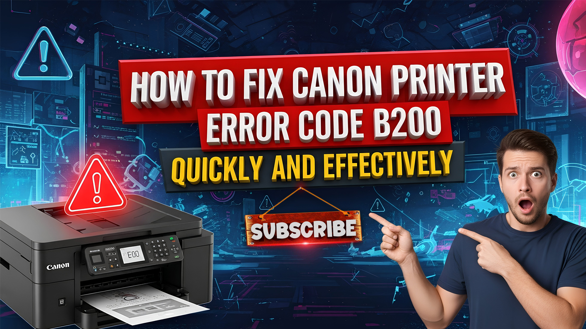 How to Fix Canon Printer Error Code B200 Quickly and Effectively?